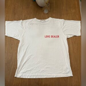 Golden Goose Love Dealer White Tee